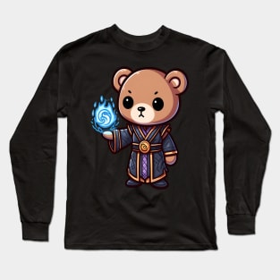 Cute Sorcerer Bear Kawaii Long Sleeve T-Shirt